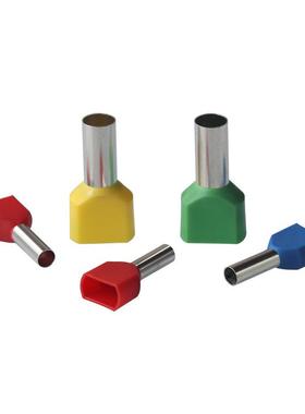 TE6014TE10-14双线管形端子TE4012TE16-14欧式管型接线端头