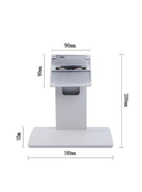 直批12.1寸触摸显示安卓一体机白色铝合金底座显示屏支架
