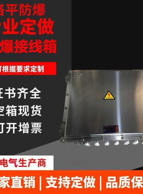 防爆不锈钢接线盒耐温IIC级配电箱防水性强