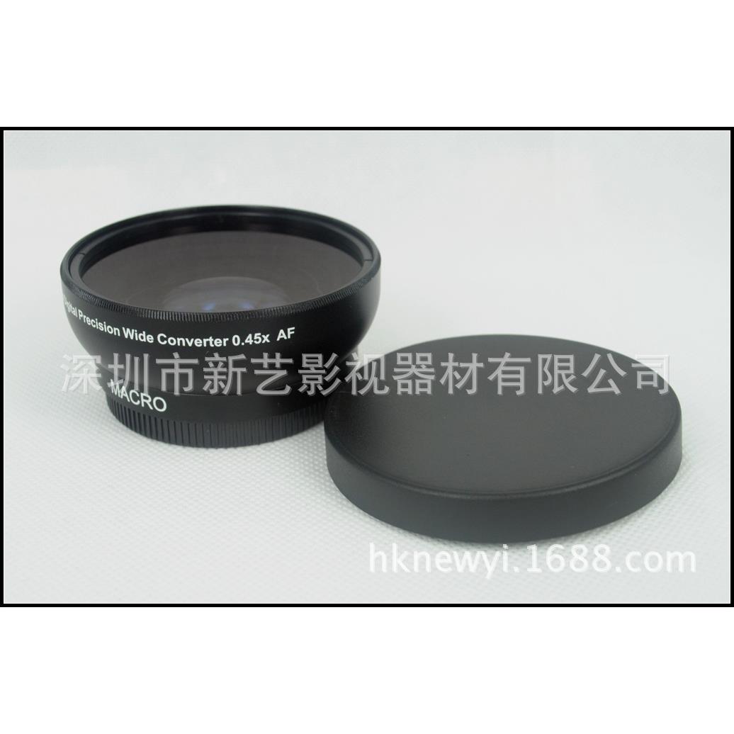 新艺52mm0.45倍广角镜0.45X52MM黑色/银色(UV67)