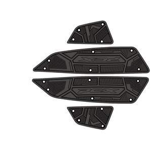 25新款适用于pcx160改装一体脚踏板橡胶防滑防摔装饰pcx160脚垫改