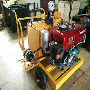 分裂机矿山石头开采液压劈裂机柴油6把机头分裂机