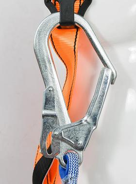 欧缓冲双钩型安全带全安式全防护身224双式大钩双小钩承重D型环