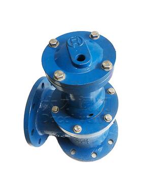 J644气动活853塞角式排泥阀自X水厂池底泥沙排除阀门密封性来能好