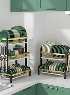 碗柜物碗厨厂家直供房碗碟碗盘收纳架晾洗放碗架沥置水架筷架放碗