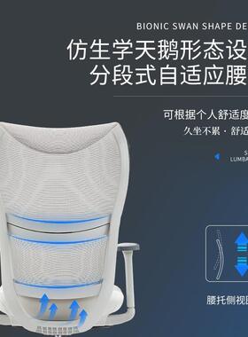 厂护腰遥后CL-26A办仰家人体工午休办公椅子会议电脑椅棉学网靠背