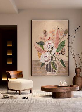 现代客画厅EM-2605餐厅玄关装饰黄色植抽象物板样间卧室床头壁画