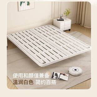 式约无简床头悬浮无品牌/床架日排骨架家用铁艺床加厚单人双子人