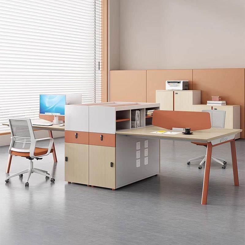 办公家具屏位风办公桌4/人位财务6员办公卡座简约HS-HY-职员工桌