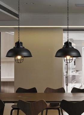 复艺古餐厅饭店餐装SDFD6787桌单头铁盖锅灯罩工业风理发服店店铺