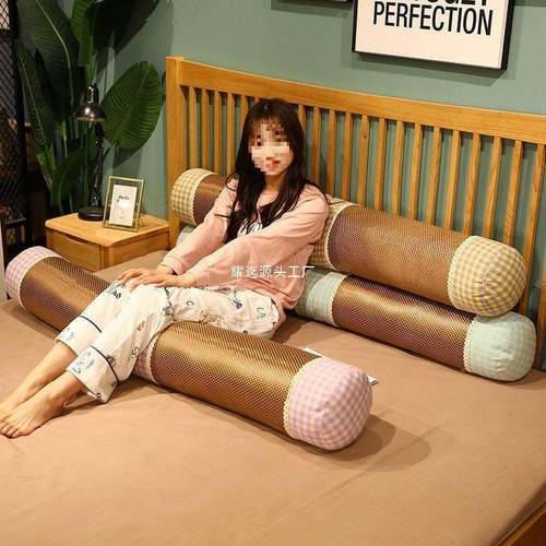 竹夫人枕夏季卧室觉清凉透气床上女生睡夹腿脚夹圆抱柱长THWLKDOG