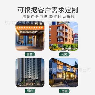 上下铺双层床带窗帘XDL 06上下床学双人太空舱宿校竞酒店电钢木民