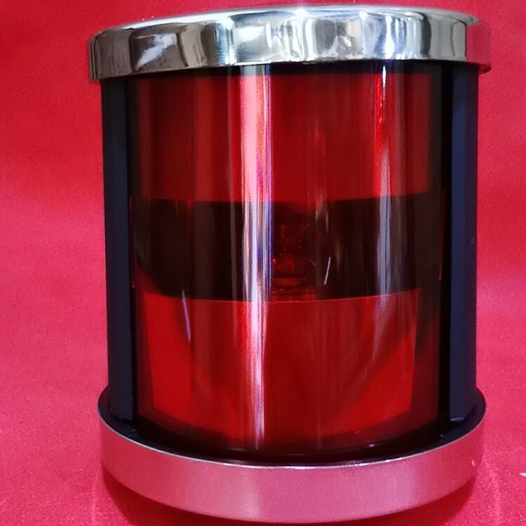 E02280游艇左右舷灯红色/绿色112.5°LED信号灯DC12V-24V功率3W