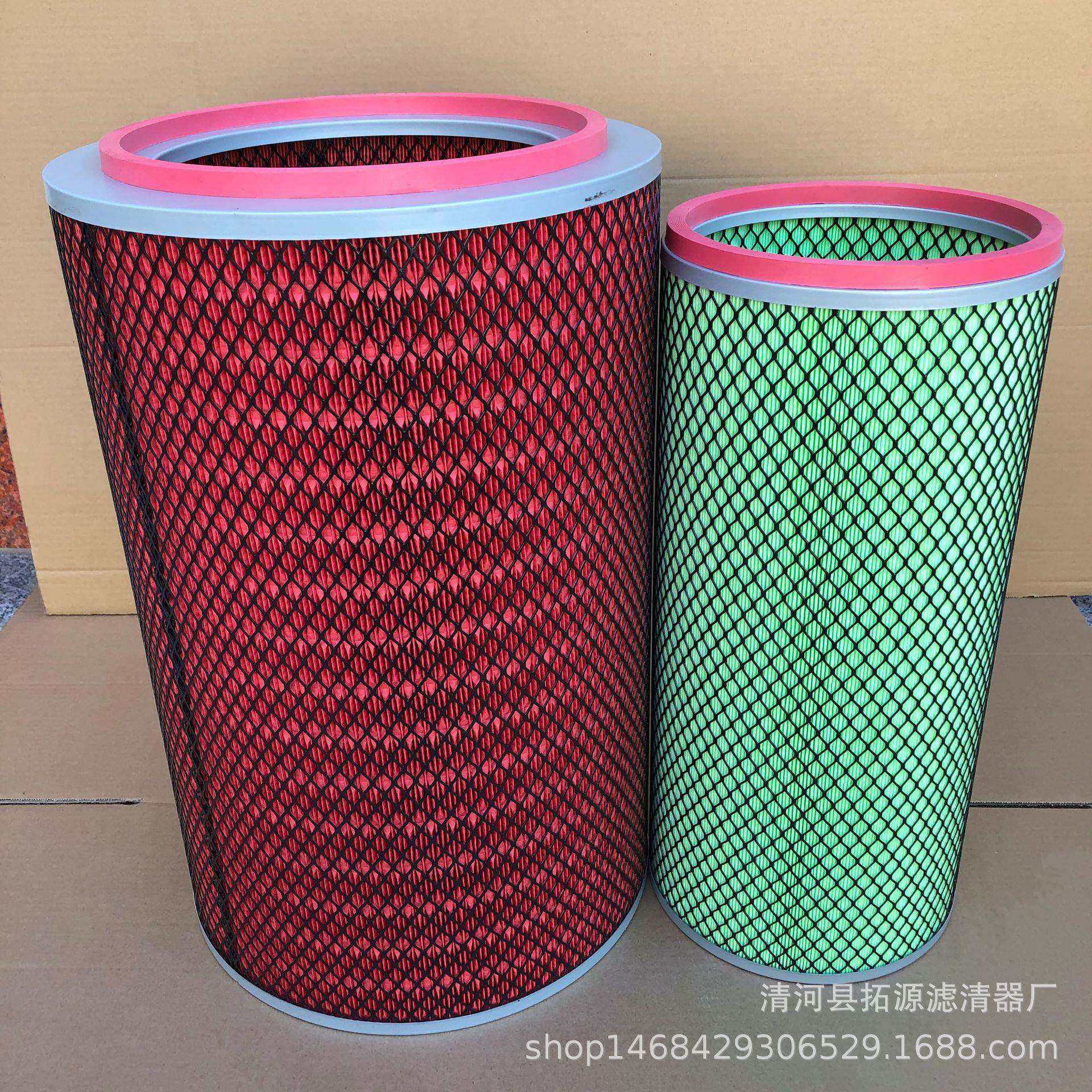 K3252K3052K3250空气滤芯适配红岩杰狮新金刚德龙陕汽货车空滤芯