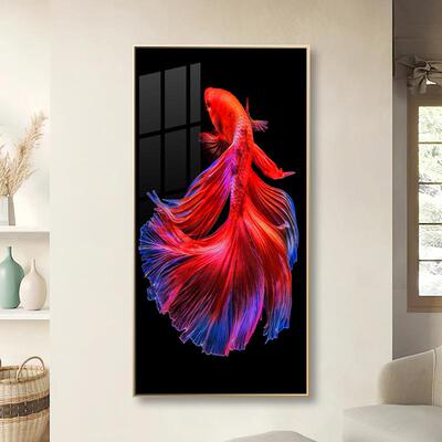 现代装饰画麋J2019072抽象画新中式高晶清喷绘玄关挂画轻奢瓷画工