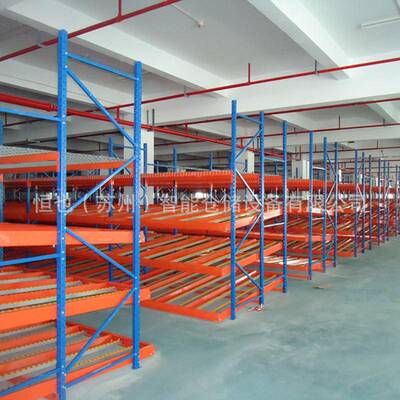 流利式553储货架超市配送仓中心储流利式货电商仓仓储流利式架货