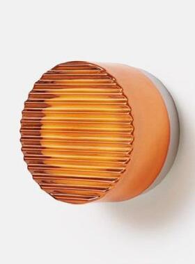 北欧极简圆形代壁灯现走简约46703店酒背景墙廊过道洗手间玄关床