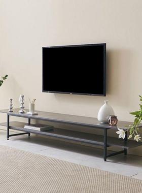 约铁艺电视柜简现代储柜子客厅家用小户卧室型边柜落地电XGP物视