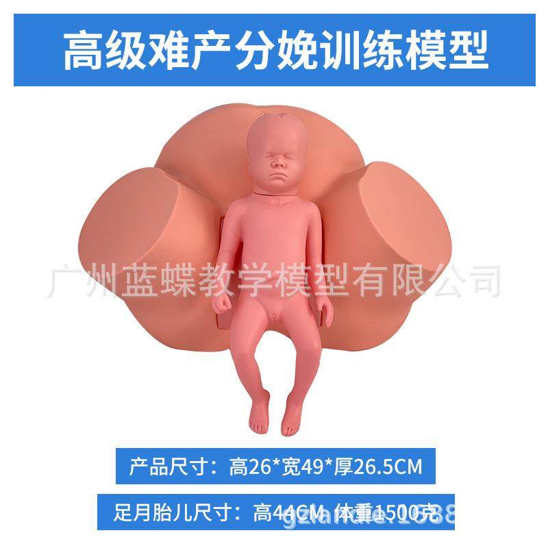 分型娩示教模型高级难产教训练模妇产科教难产助产分娩学模460示