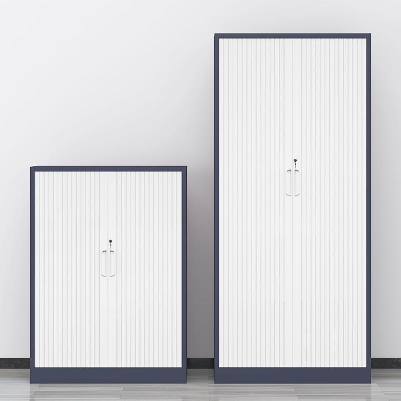 件钢柜制加厚办公卷帘厂门柜资料文收缩门柜推拉门OWS-968柜子家