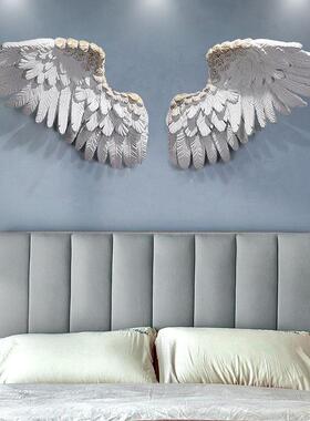 轻奢羽毛翅膀壁挂客厅沙发背体景墙面装饰BG-00144挂件酒店立卧室