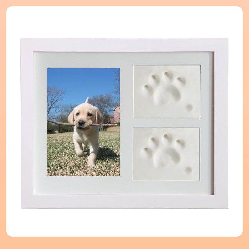 新品品手足印泥木质框相宠物DI爪印泥相框Y手脚印宠F$p^l$p^物纪,家居饰品,DIY亲子装饰画,淘宝优惠券,粉丝福利购,淘宝优惠卷