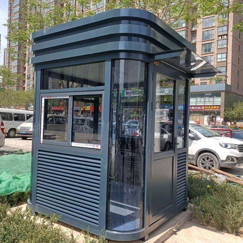 岗亭保现安亭户外可厂家移动钢结货构门卫值班室广场治安钢结构定