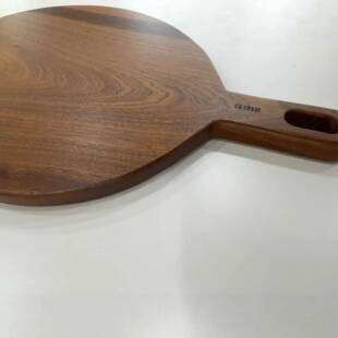 工厂货木源乌用檀整木披萨板托盘9F779TT9S寸家切面包牛排板圆形