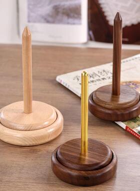 毛线轴y手工编织绕线轴收纳di织毛线针F99T7JSS团助工具可旋转支