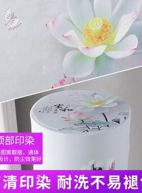 新款调防MBV尘空罩圆柱立式3匹机柜全包弹力空布艺通用柜式圆形调