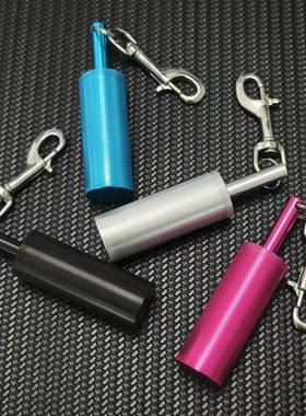 潜下水叮棒叮棒铝合金彩提色水摇铃信号响铃醒器探铃铛手摇F98565