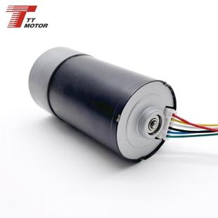 37m284m无属刷减减速马达内置驱动可调速全金轮12V齿直流速无刷电