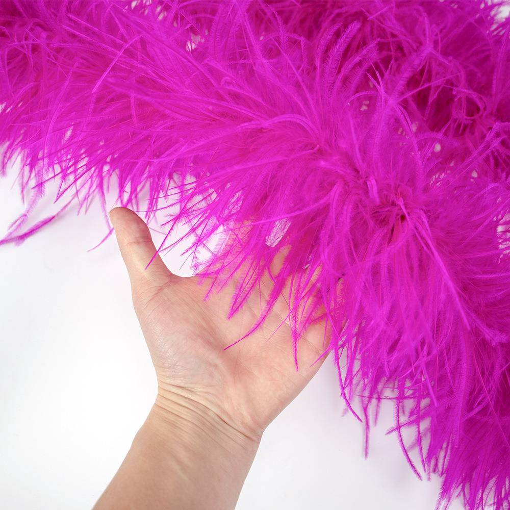 10-15CM鸵鸟毛条多层可加厚色可选OPC服装配饰拉丁多裙舞DI做Y