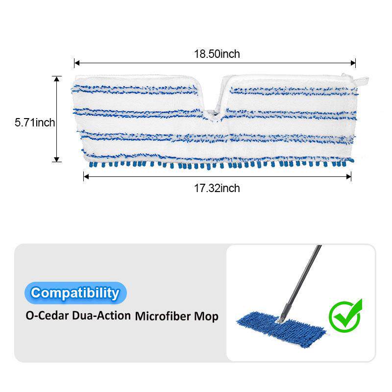 适配替O-Ce两dar超细纤维拖把垫945干湿用布换装蒸汽拖把拖头配件