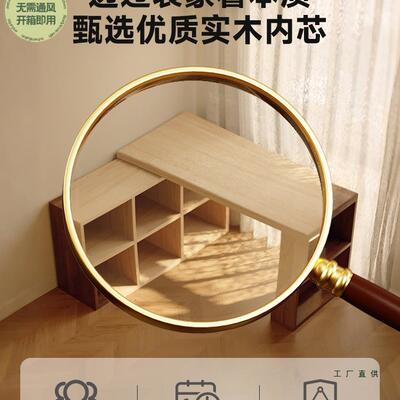 木转角书书架台书柜一体卧室家实用BAV学习桌写字中古风L型电桌脑