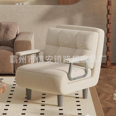 折叠沙发床20缩2风新5款奶油复古小户型客厅阳台单双86345人可伸