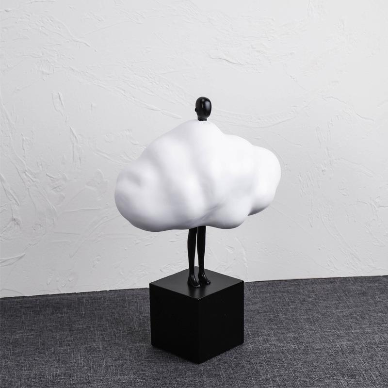 云朵大人落UEA地装饰雕样板间楼处客厅售儿童房客厅玄关塑橱窗物