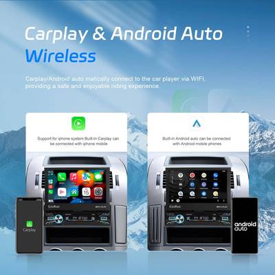 7寸单腚电动伸屏通缩用播器（264+64）倒车Ca放rpla控y汽车中一体