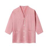 73710开刮痧开艾灸 男足疗采耳拔罐tb 汗蒸服女后背长款 前棉质大码