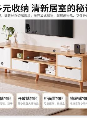 电柜高现代简约加高款小户款型客厅卧视机室电视桌F15E主卧家用电