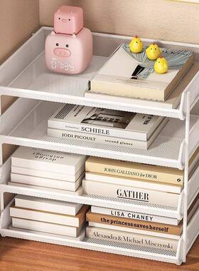 简桌置物架桌上面多层书架儿童收YSJ24053纳架本架子家用整理绘架