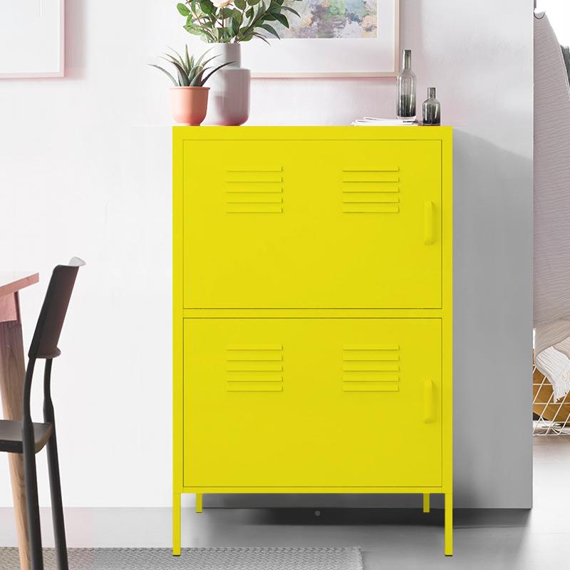 铁艺柜制子储物柜北轻奢收纳柜子家用经皮362759济型衣柜钢铁欧柜