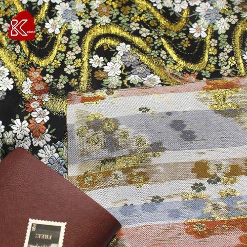 西阵汉服布面料大OUC礼民料俗布料织锦缎碎花布织料田园森系布川