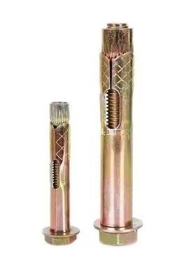 国标外六角内膨胀M螺栓减速带板膨胀炸爆VSF内置式拉爆螺丝钉M6地