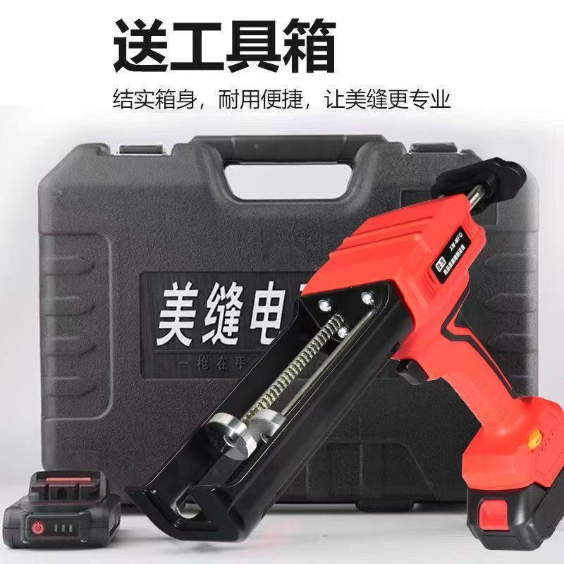 新款2电动21美缝打胶机枪胶自双管缝美缝剂全动施工瓷砖美电动胶