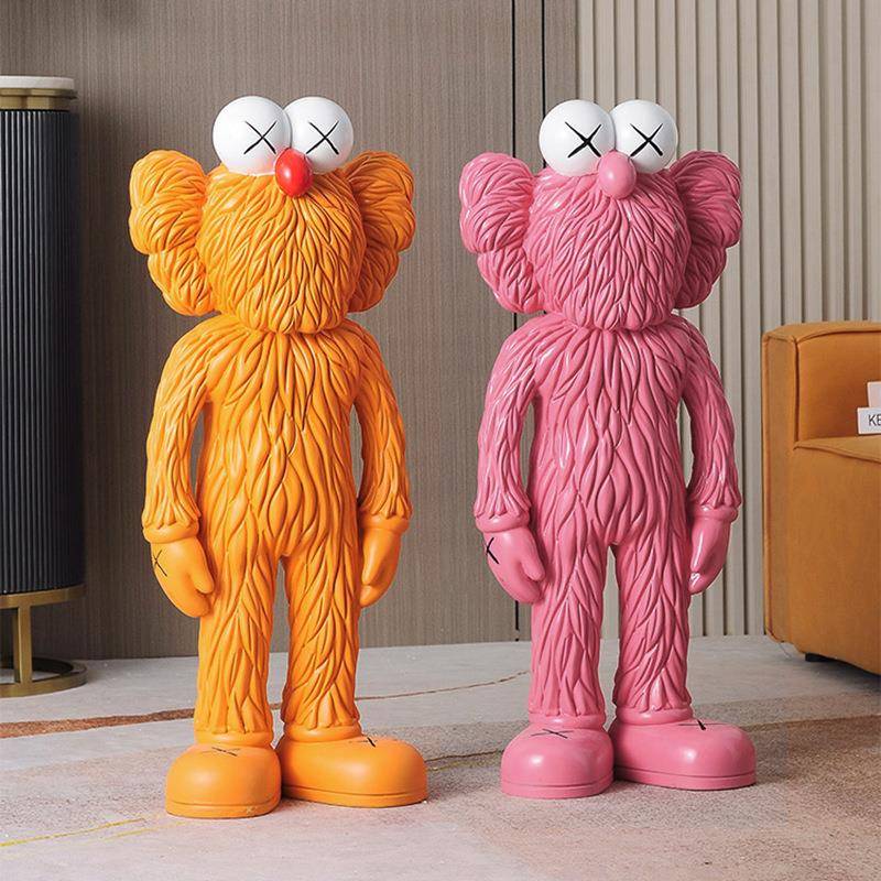 红落地摆047511件流家居客厅服茶装网店潮奶店铺门口装饰摆件室内