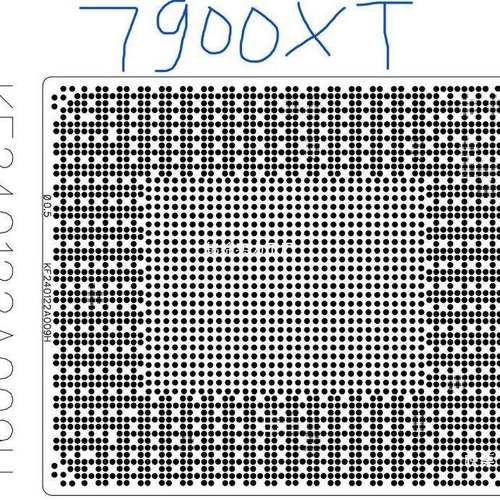 显卡用BGA钢网RX47066006016653108002080TI5700XT29210603070