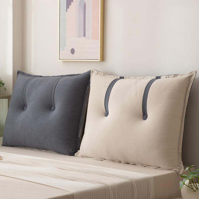 轻背奢尼20221015绒床头靠代垫大靠背雪可拆洗榻榻米床头靠客厅沙