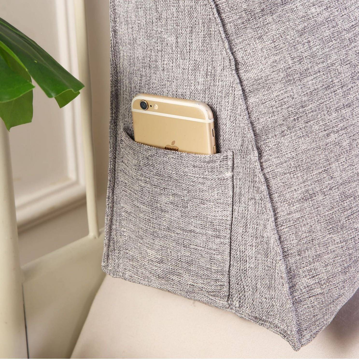 亚麻卧室床头靠垫日榻式榻角米软包靠背沙发三洗护XY-2023-腰靠枕