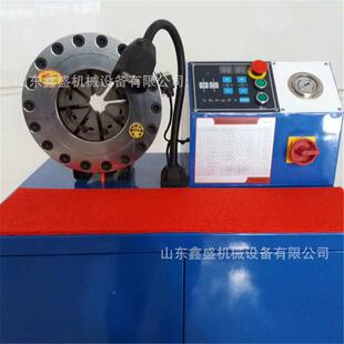 大棚WYO钢缩管机机机头管可旋转液压扣压脚手架油管胶厂管锁管机